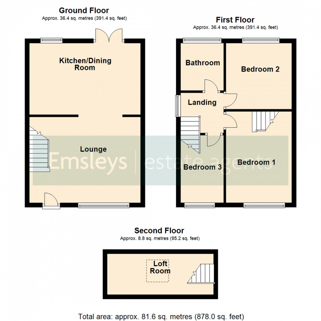 Floorplan for Holmsley Lane, Woodlesford, Leeds