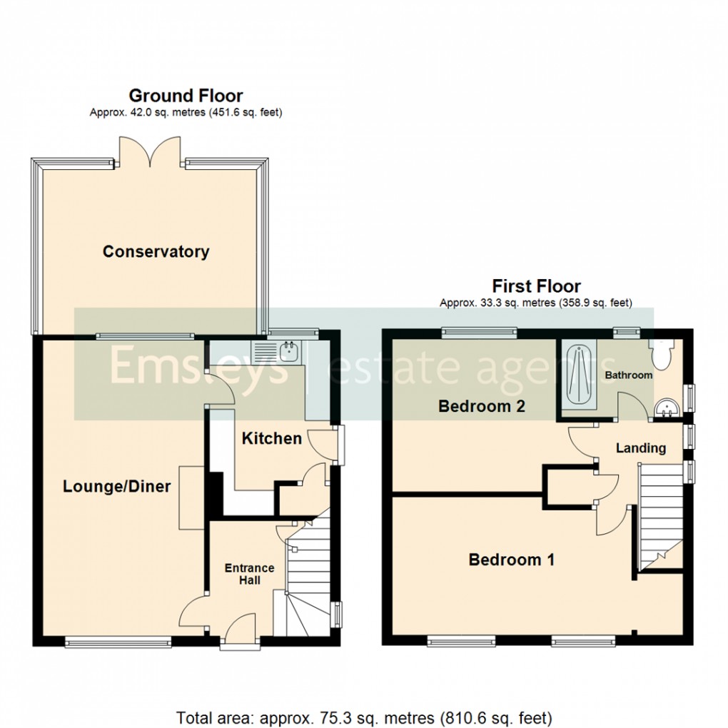 Floorplan for Swarcliffe Drive, Leeds