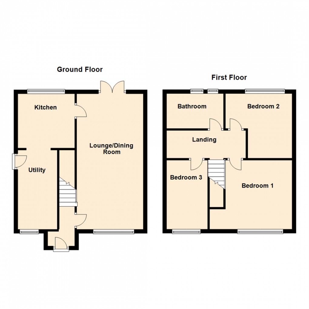 Floorplan for Cotswold Drive, Rothwell, Leeds