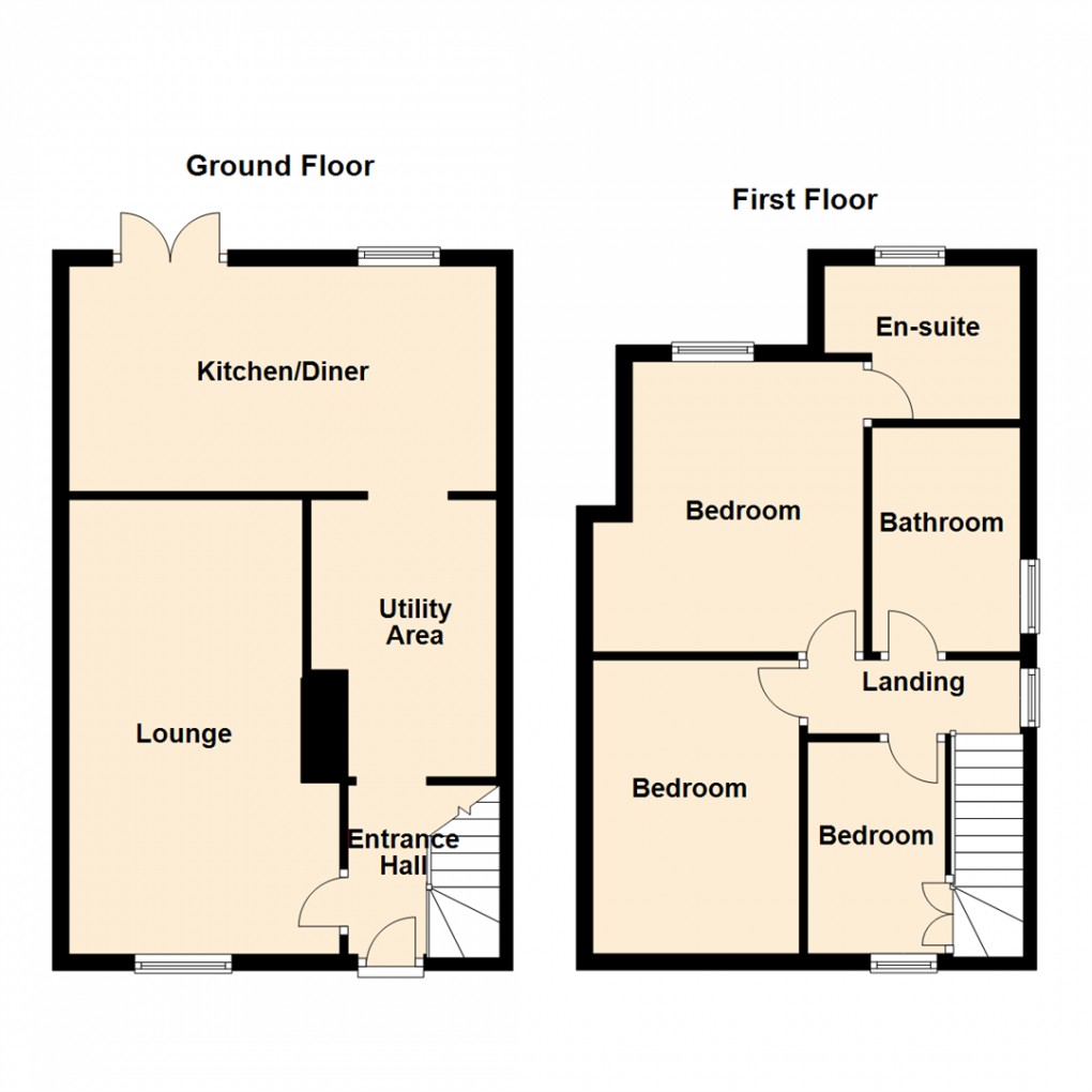 Floorplan for Eversley Mount, Sherburn In Elmet, Leeds