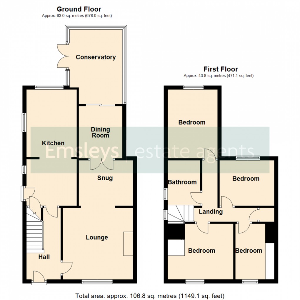 Floorplan for Auster Bank Avenue, Tadcaster