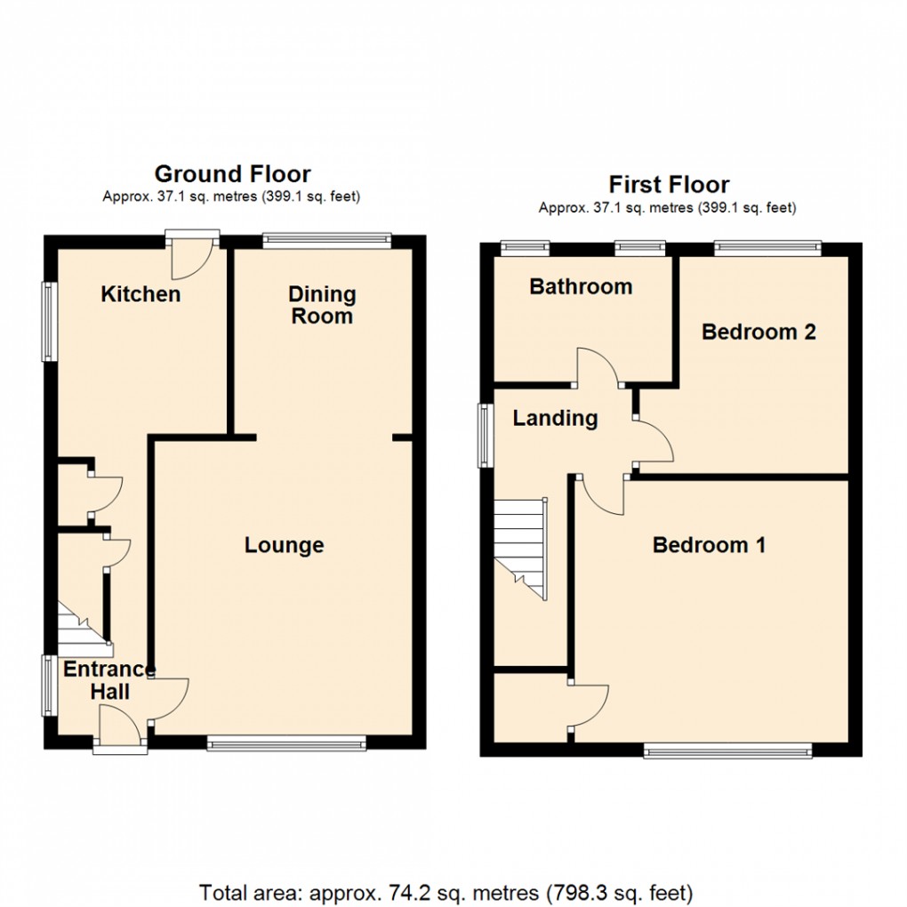 Floorplan for Langdale Road, Leeds