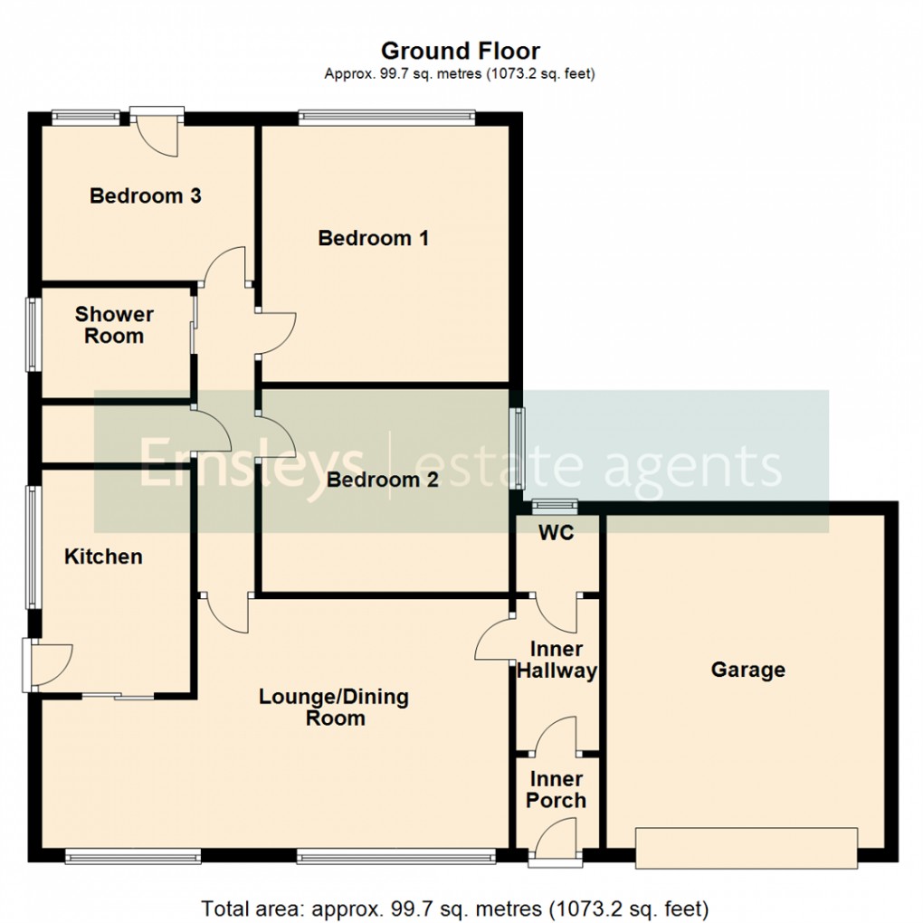 Floorplan for Kings Chase, Rothwell, Leeds