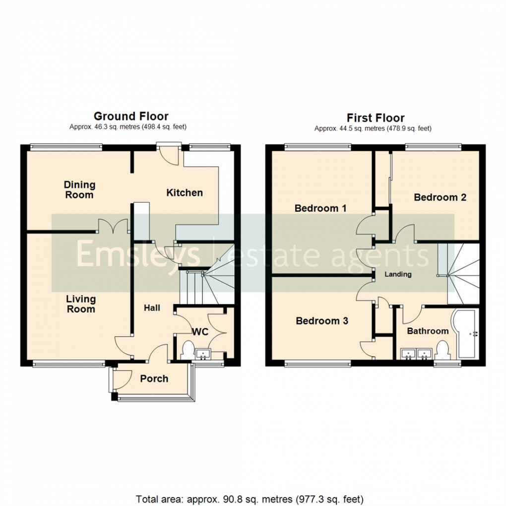 Floorplan for Naburn Fold, Leeds