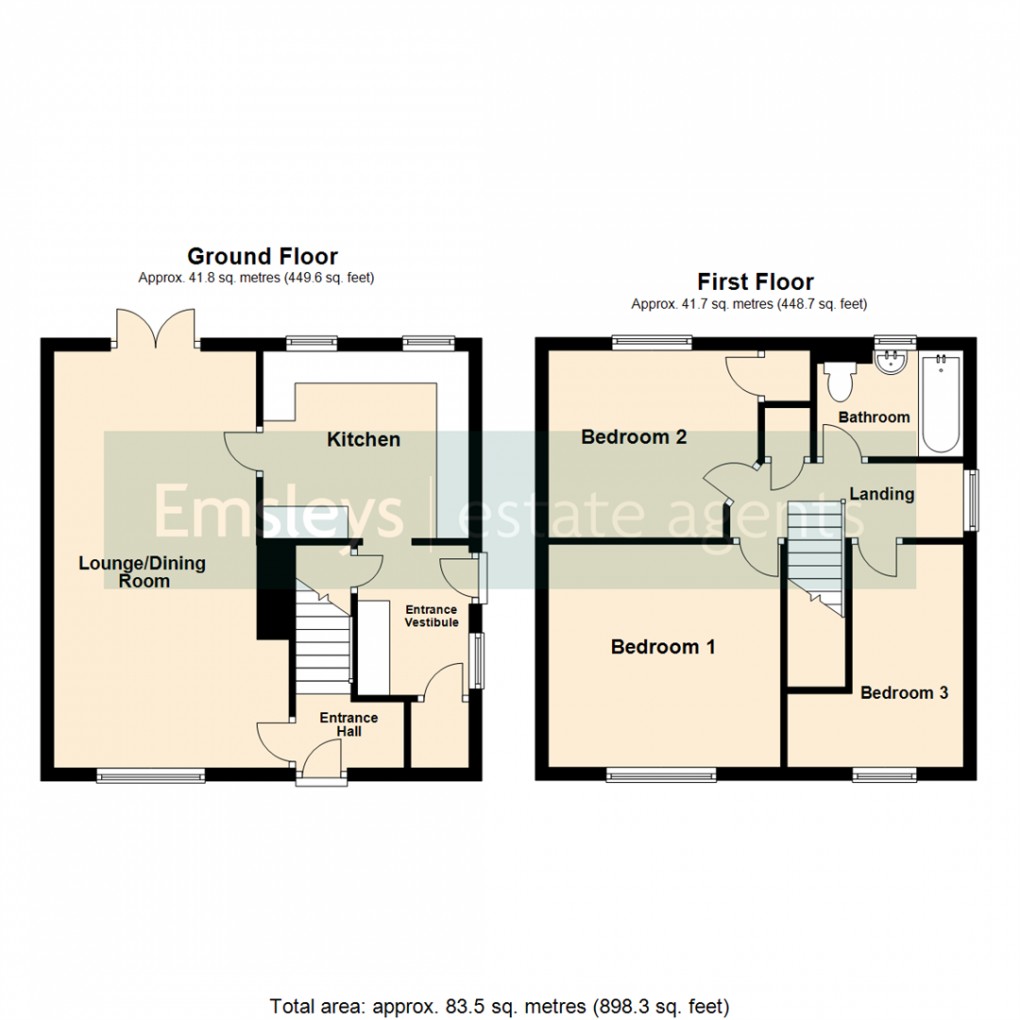 Floorplan for Hansby Avenue, Leeds