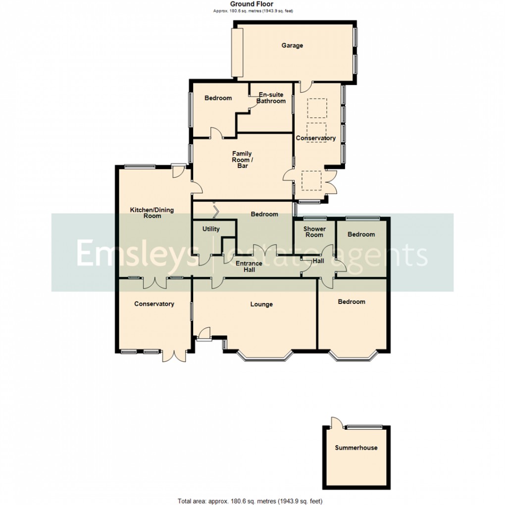 Floorplan for Coniston Way, Woodlesford, Leeds