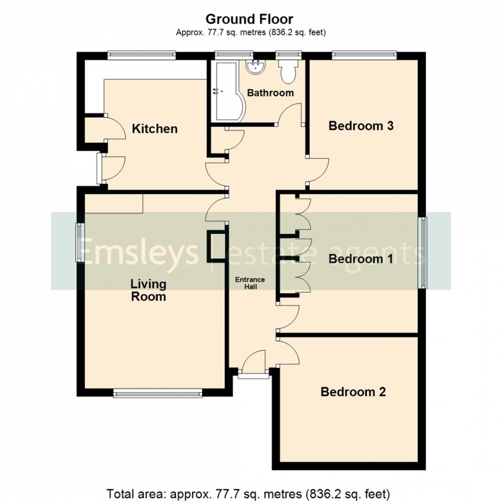 Floorplan for Templegate Avenue, Leeds