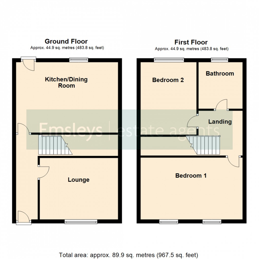 Floorplan for Wood Lane, Rothwell, Leeds