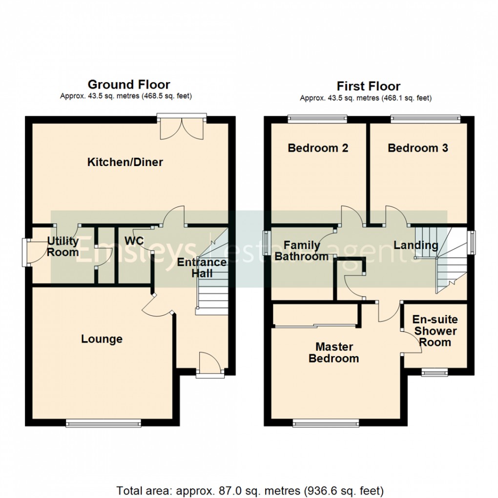 Floorplan for Averill Way, Micklefield, Leeds