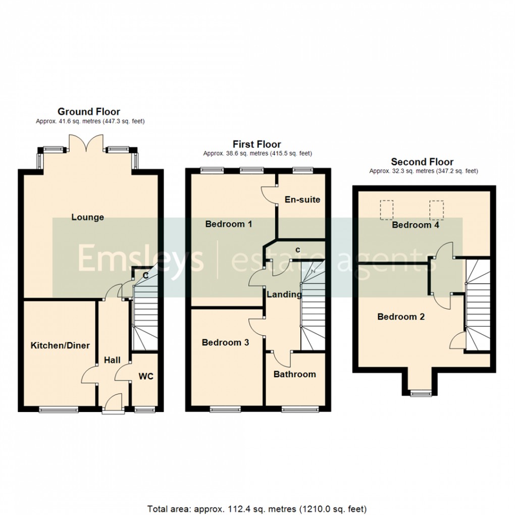 Floorplan for The Locks, Woodlesford, Leeds