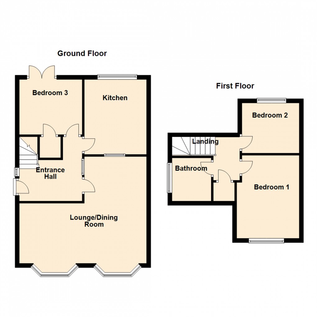 Floorplan for Thorne Grove, Rothwell, Leeds