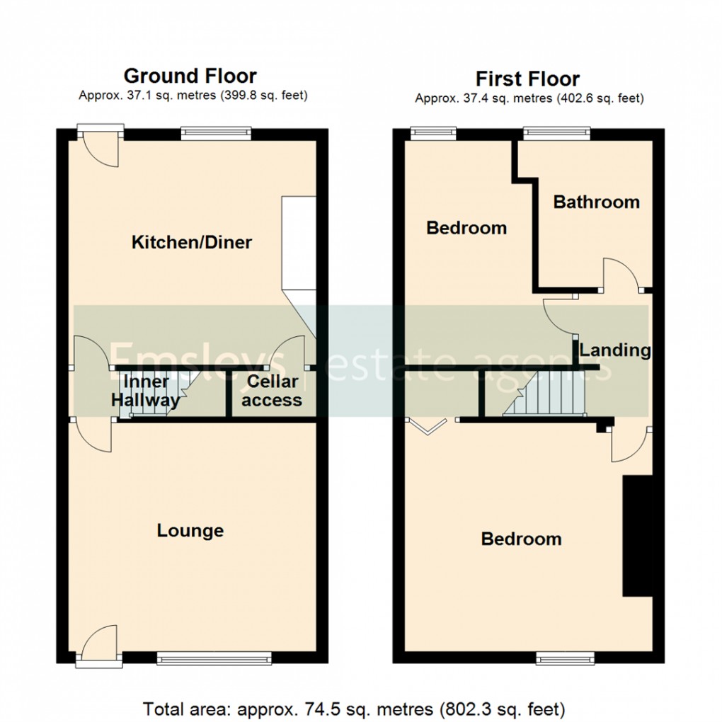 Floorplan for Wood Lane, Rothwell, Leeds