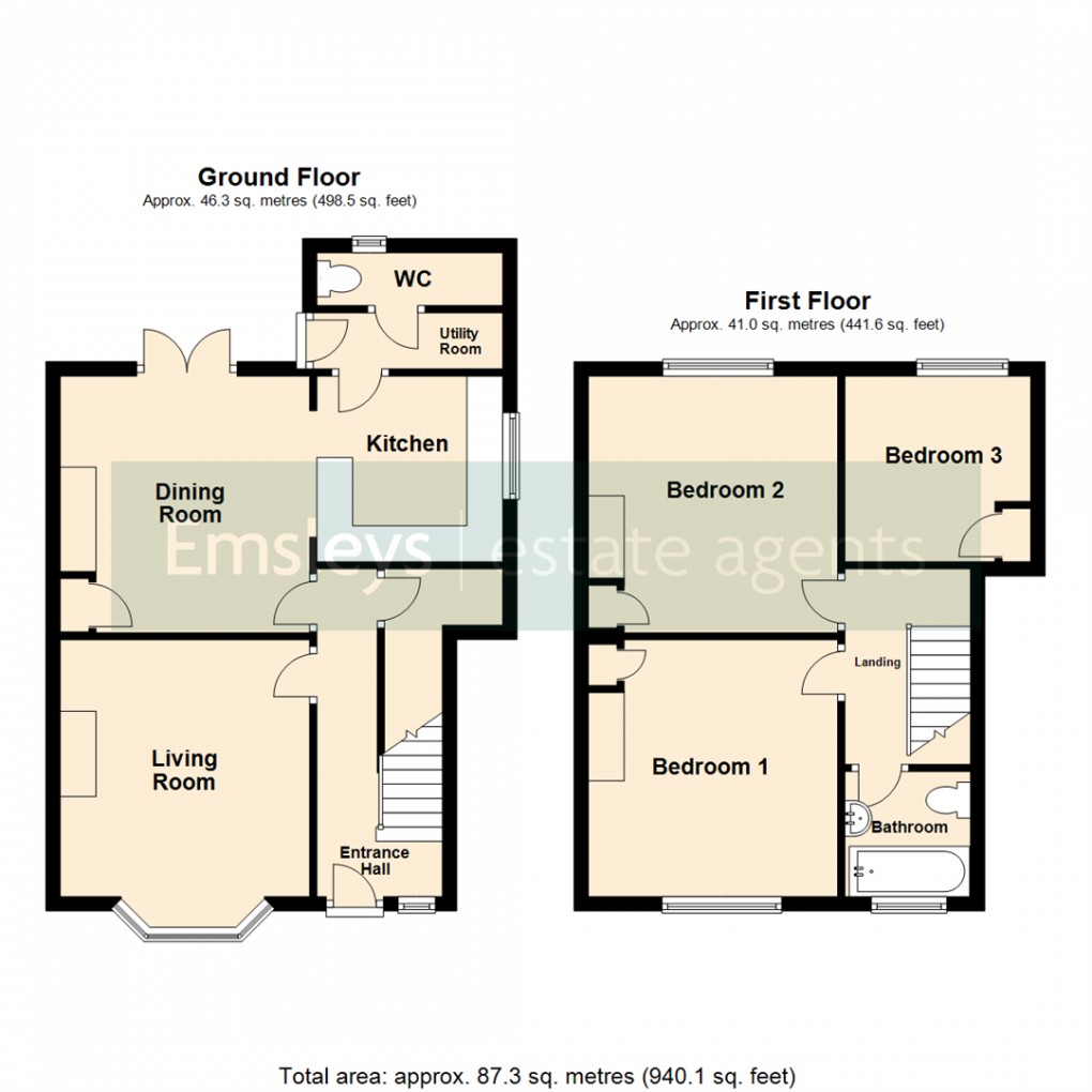 Floorplan for The Crescent, Halton, Leeds