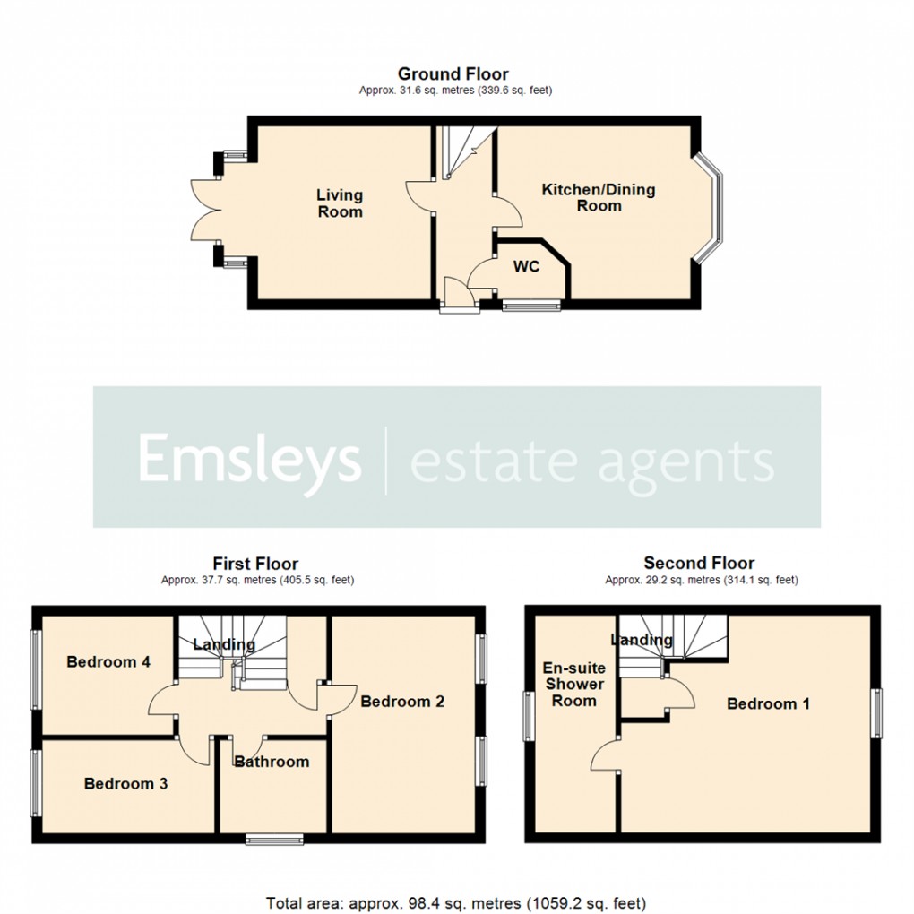 Floorplan for Springfield Rise, Lofthouse, Wakefield