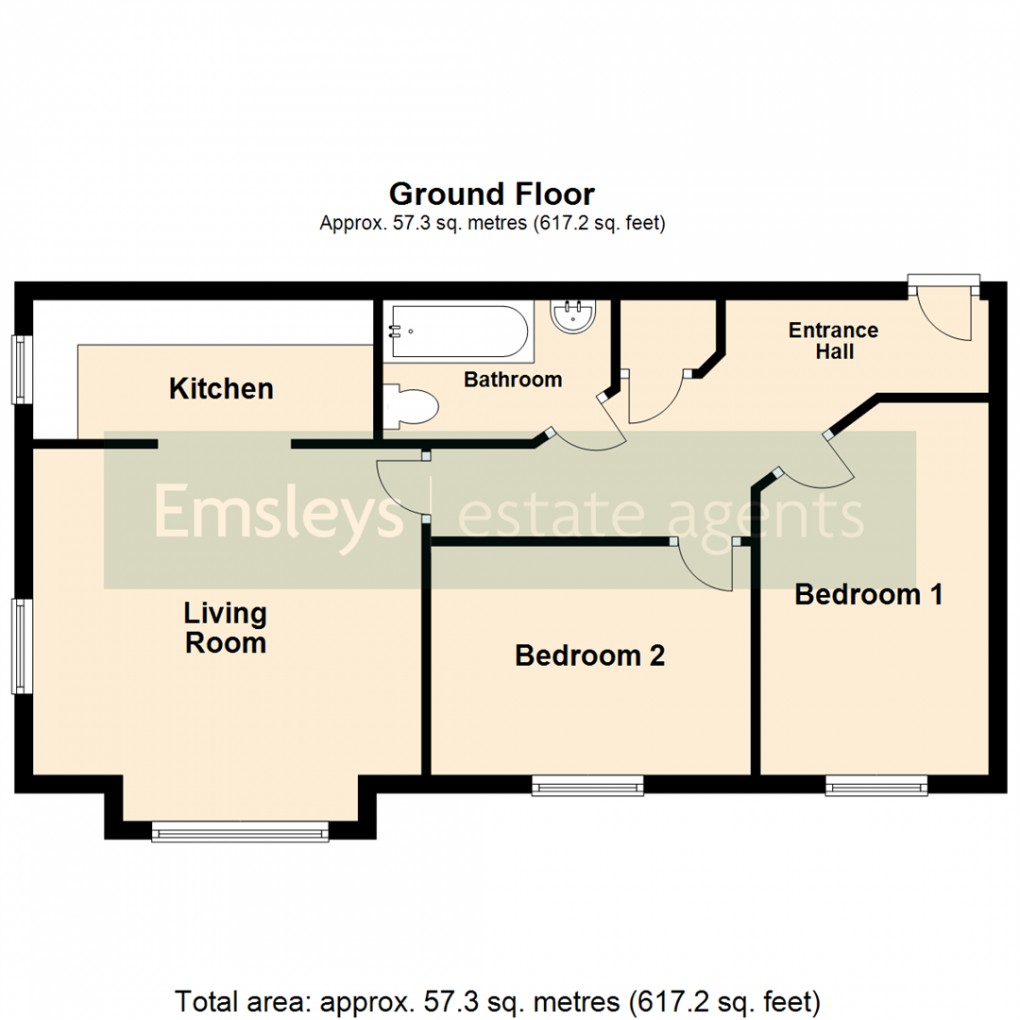 Floorplan for Ash Court, Leeds