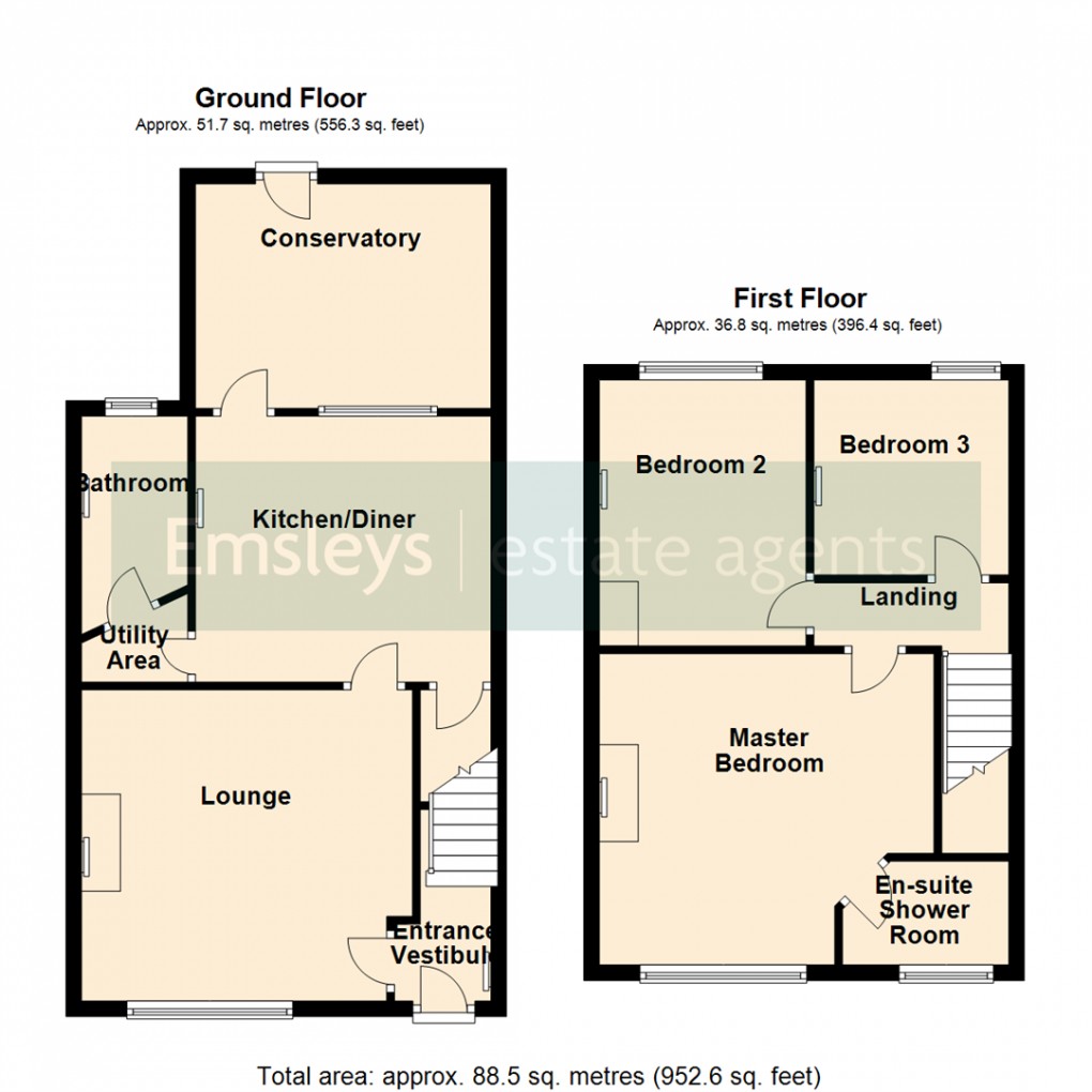 Floorplan for Leeds Road, Allerton Bywater, Castleford