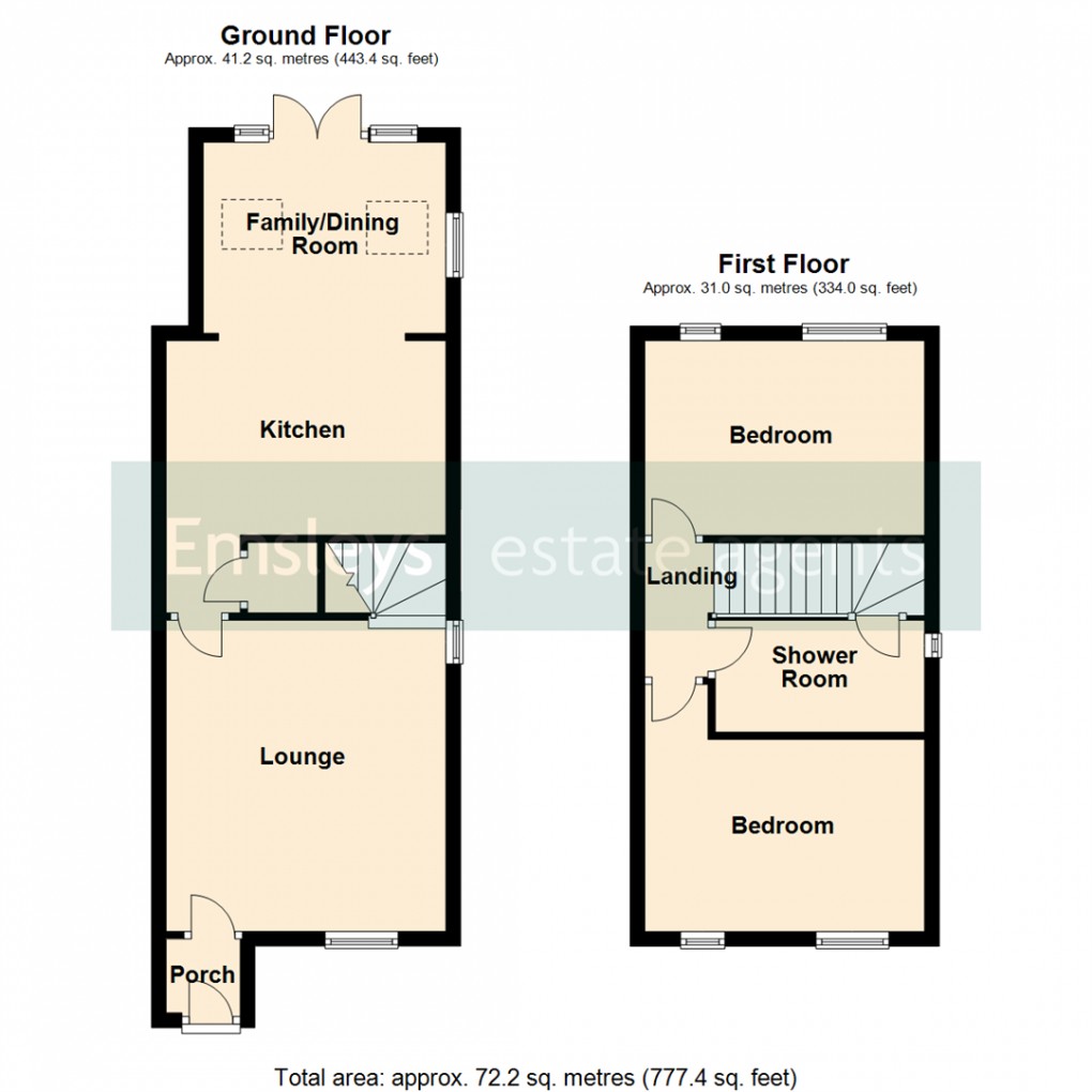 Floorplan for Meadow Vale, Outwood, Wakefield