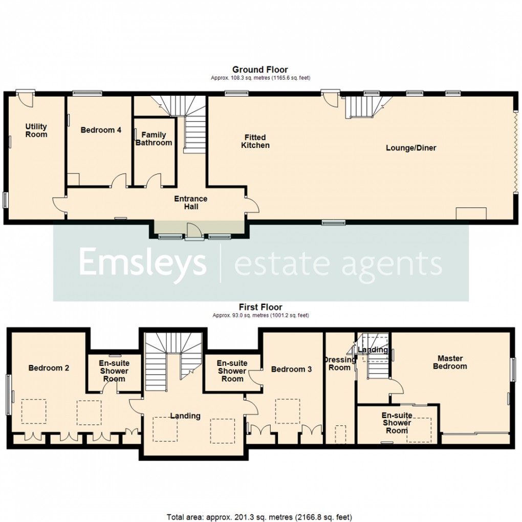 Floorplan for The Stables, Garforth, Leeds