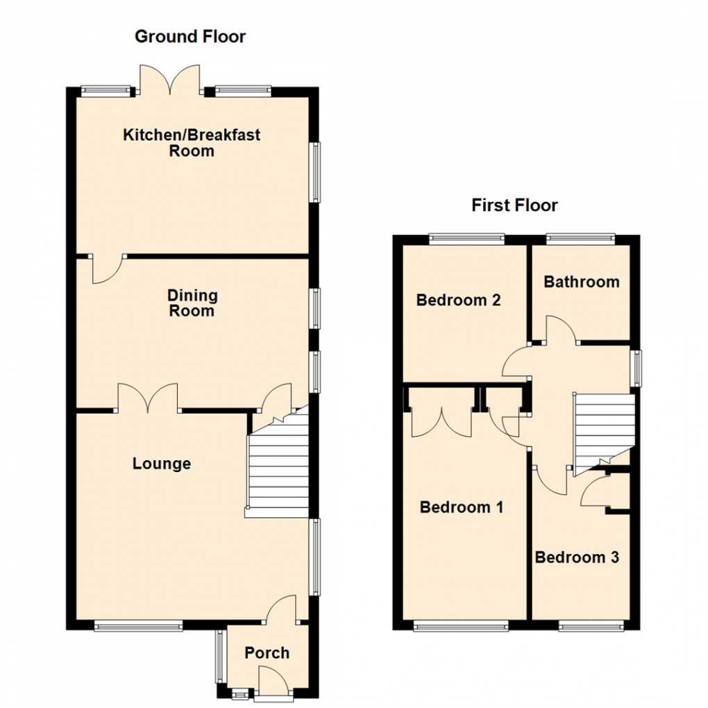 Floorplan for Low Shops Lane, Rothwell, Leeds