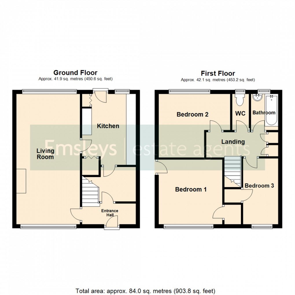 Floorplan for Stanks Gardens, Leeds