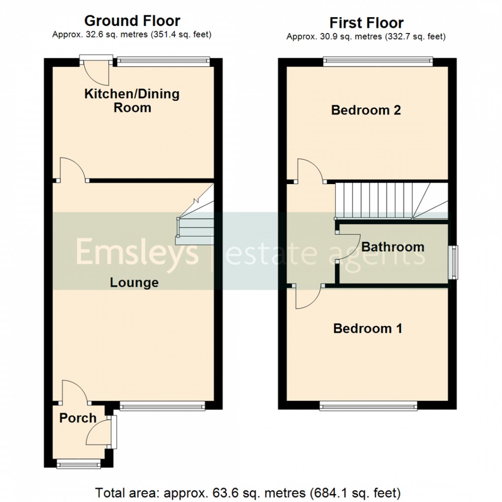 Floorplan for Haigh Side Close, Rothwell, Leeds