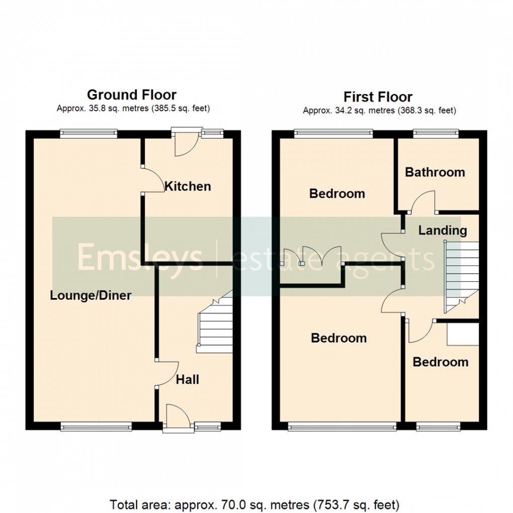 Floorplan for Pickard Court, Leeds