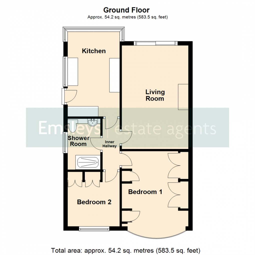 Floorplan for Lulworth Avenue, Leeds