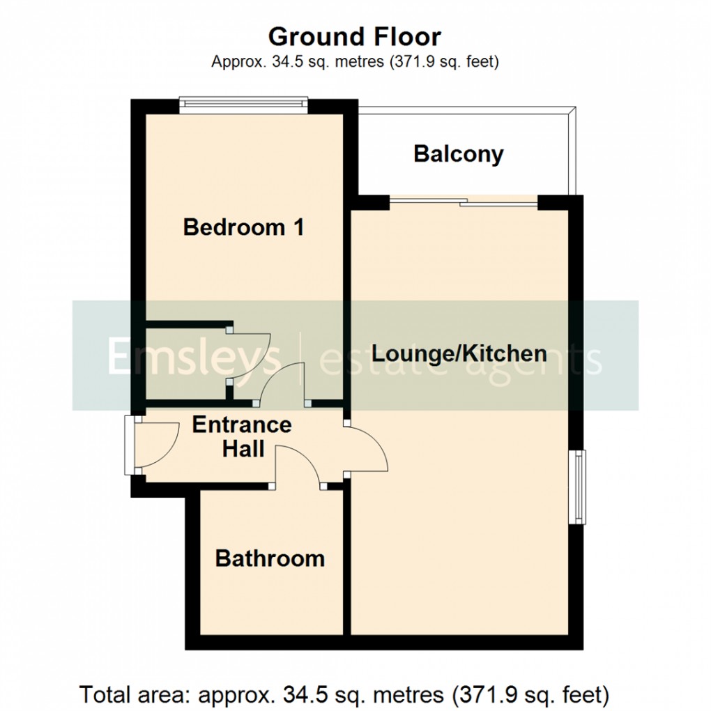 Floorplan for The Oaks, Leeds