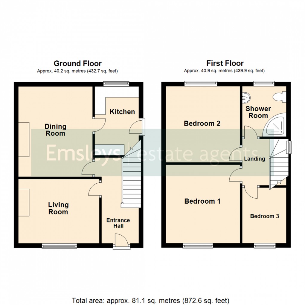 Floorplan for Garton Grove, Leeds