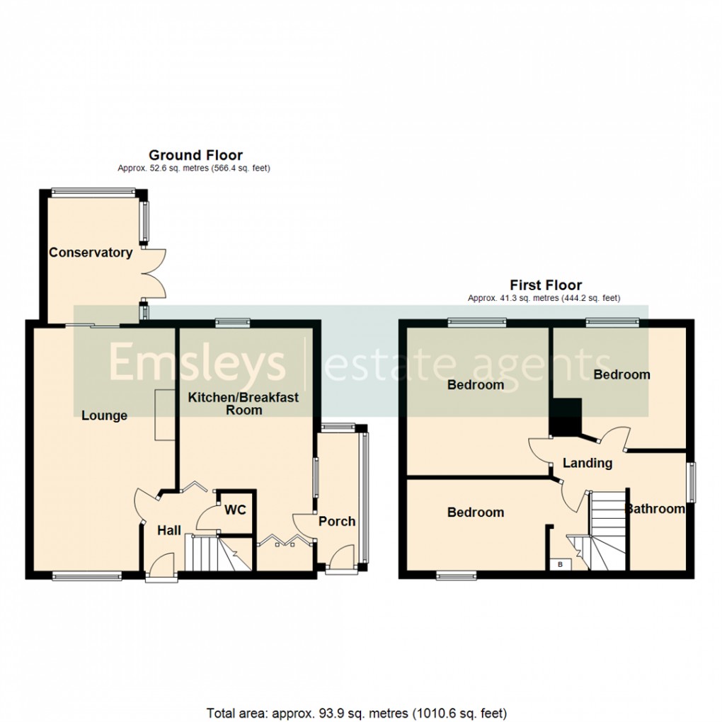 Floorplan for Park Avenue, Swillington, Leeds