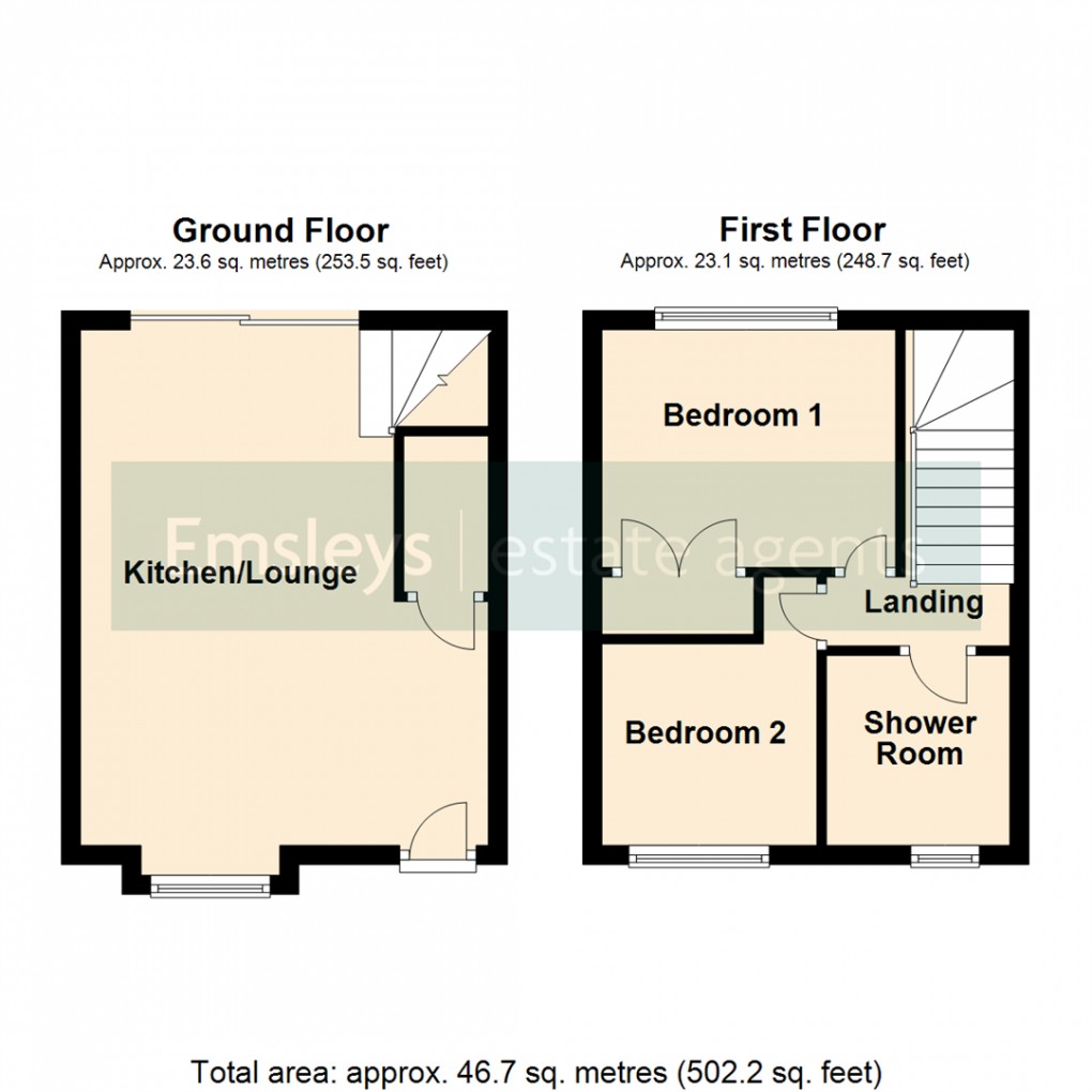 Floorplan for Leventhorpe Court, Oulton, Leeds