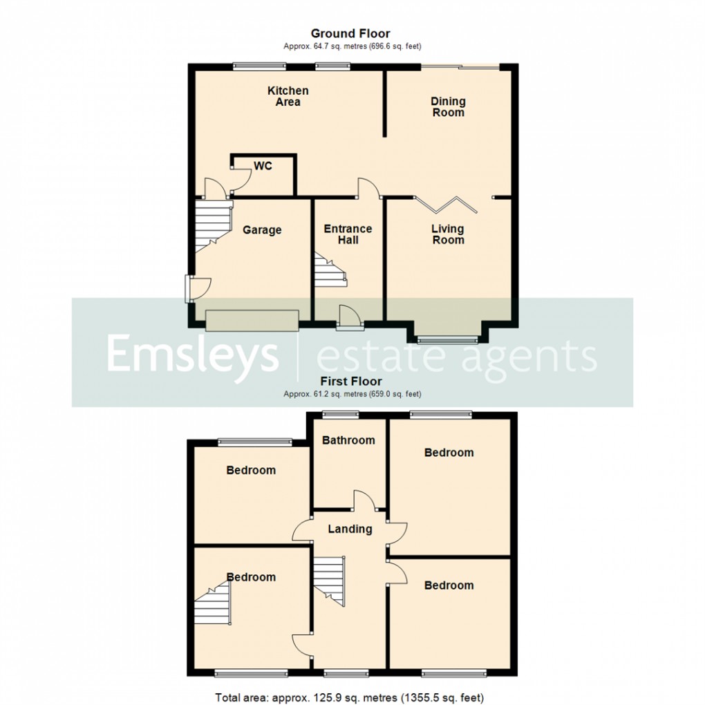 Floorplan for Abraham Hill, Rothwell, Leeds