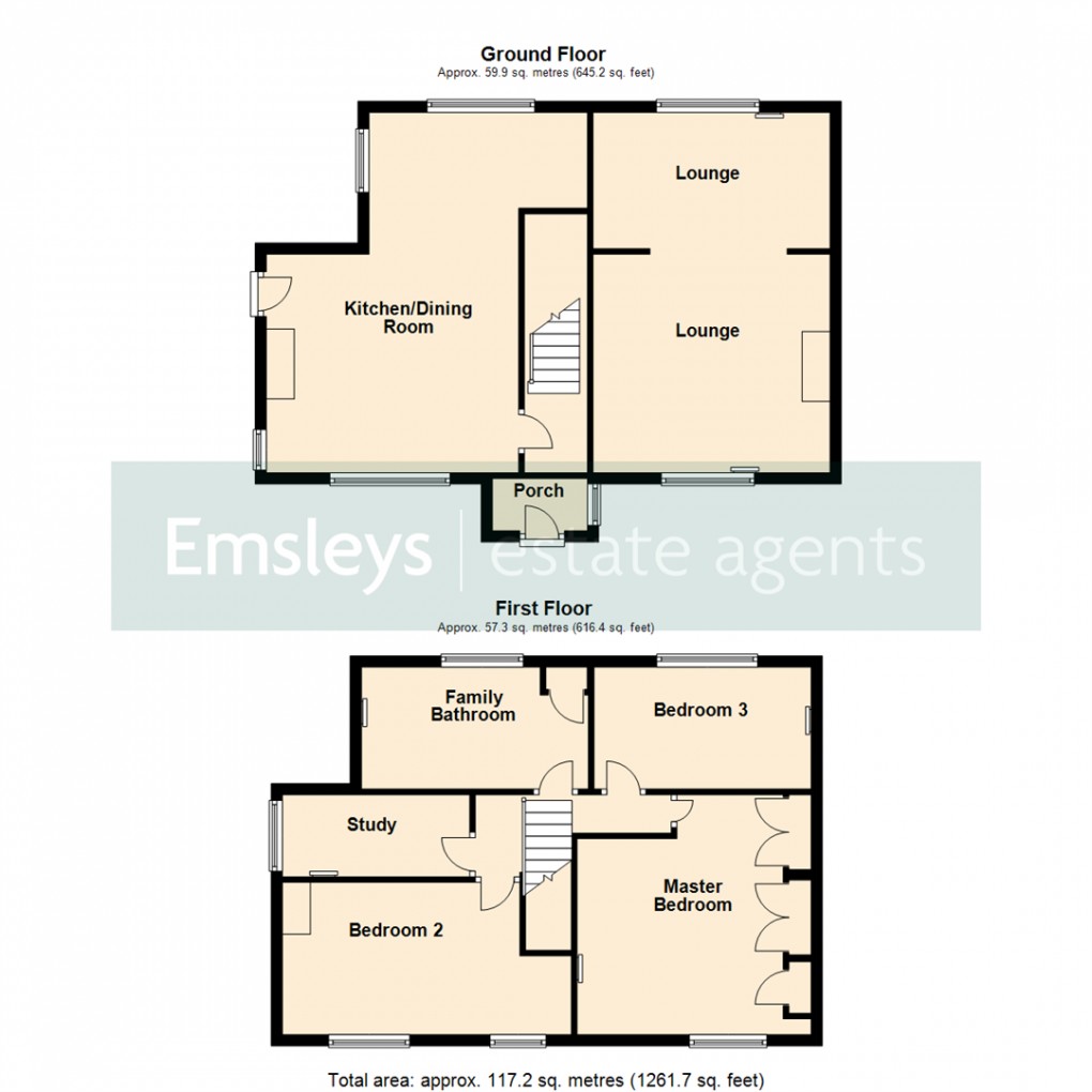 Floorplan for Westfield Lane, Kippax, Leeds