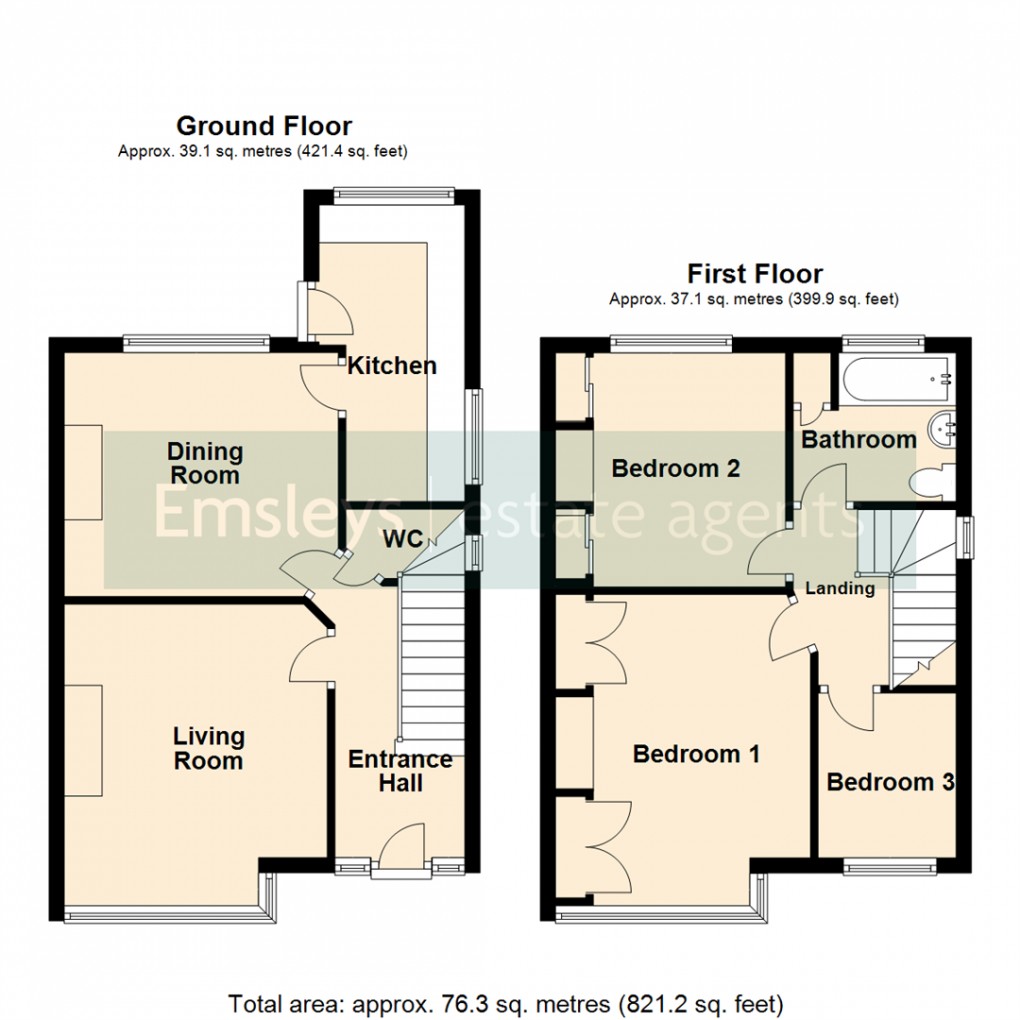 Floorplan for Primrose Lane, Halton, Leeds