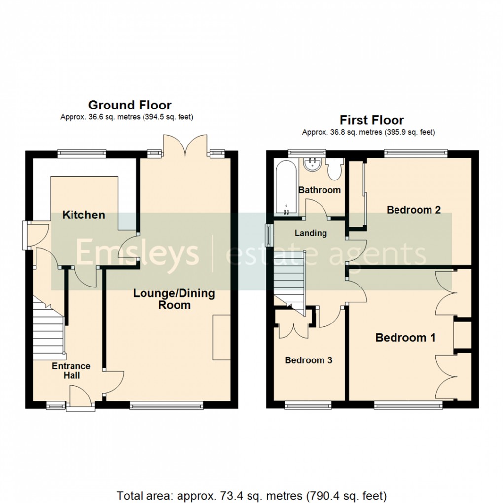 Floorplan for Primrose Drive, Leeds