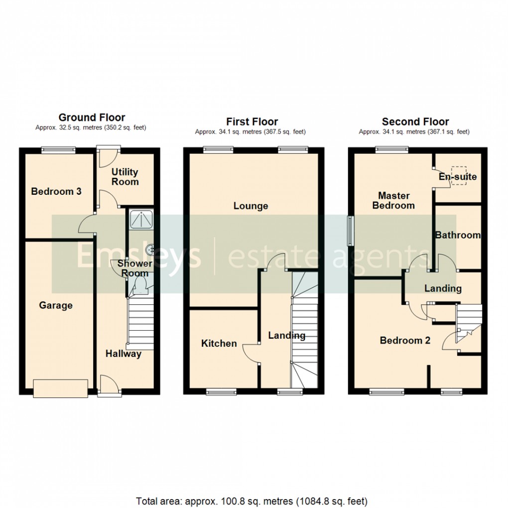 Floorplan for Barley Walk, South Milford, Leeds