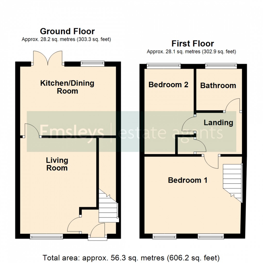 Floorplan for Pinders Green Fold, Methley, Leeds