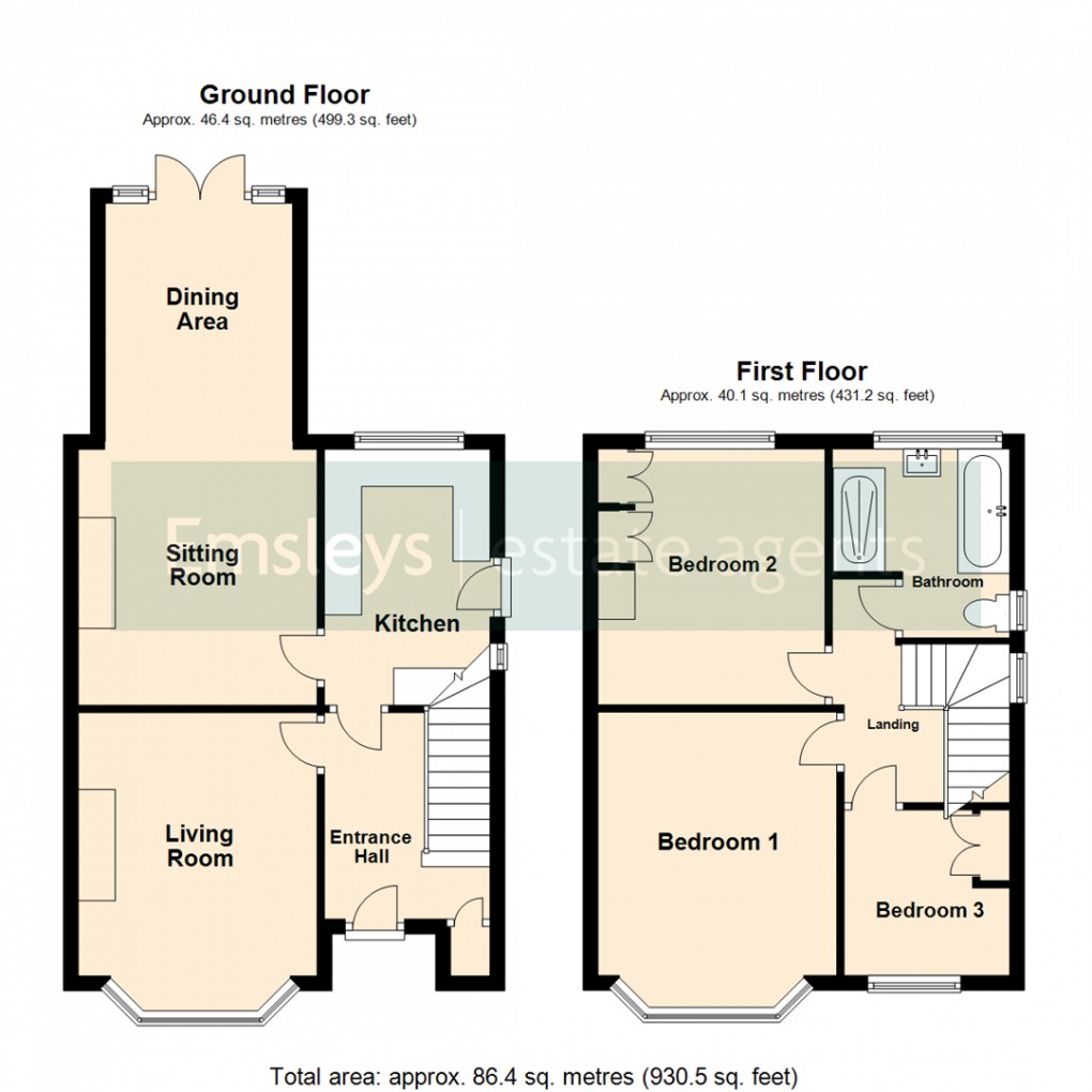 Floorplan for Templestowe Hill, Leeds