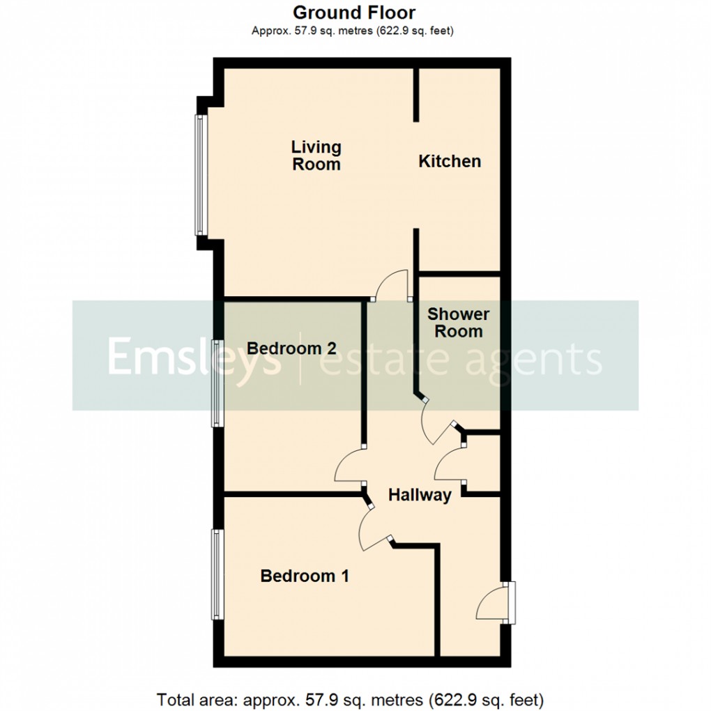 Floorplan for Murray Way, Leeds