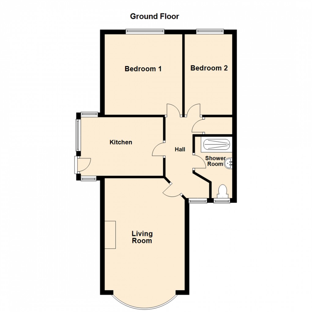 Floorplan for Kingswear Crescent, Leeds