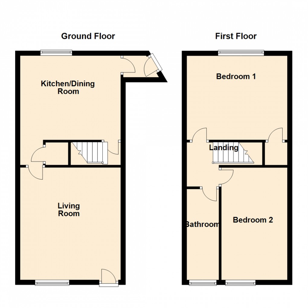 Floorplan for Leadwell Lane, Robin Hood, Wakefield