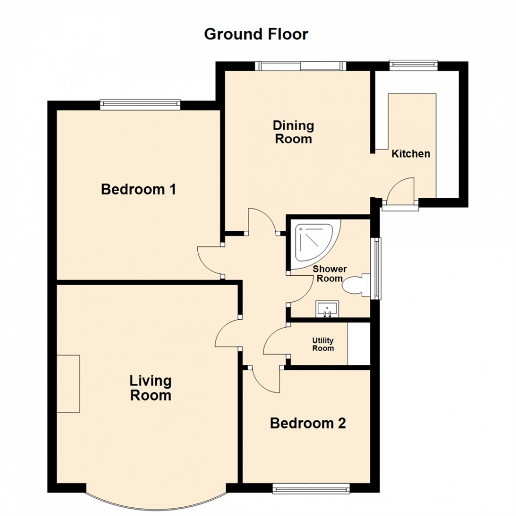 Floorplan for Kingswear Rise, Leeds