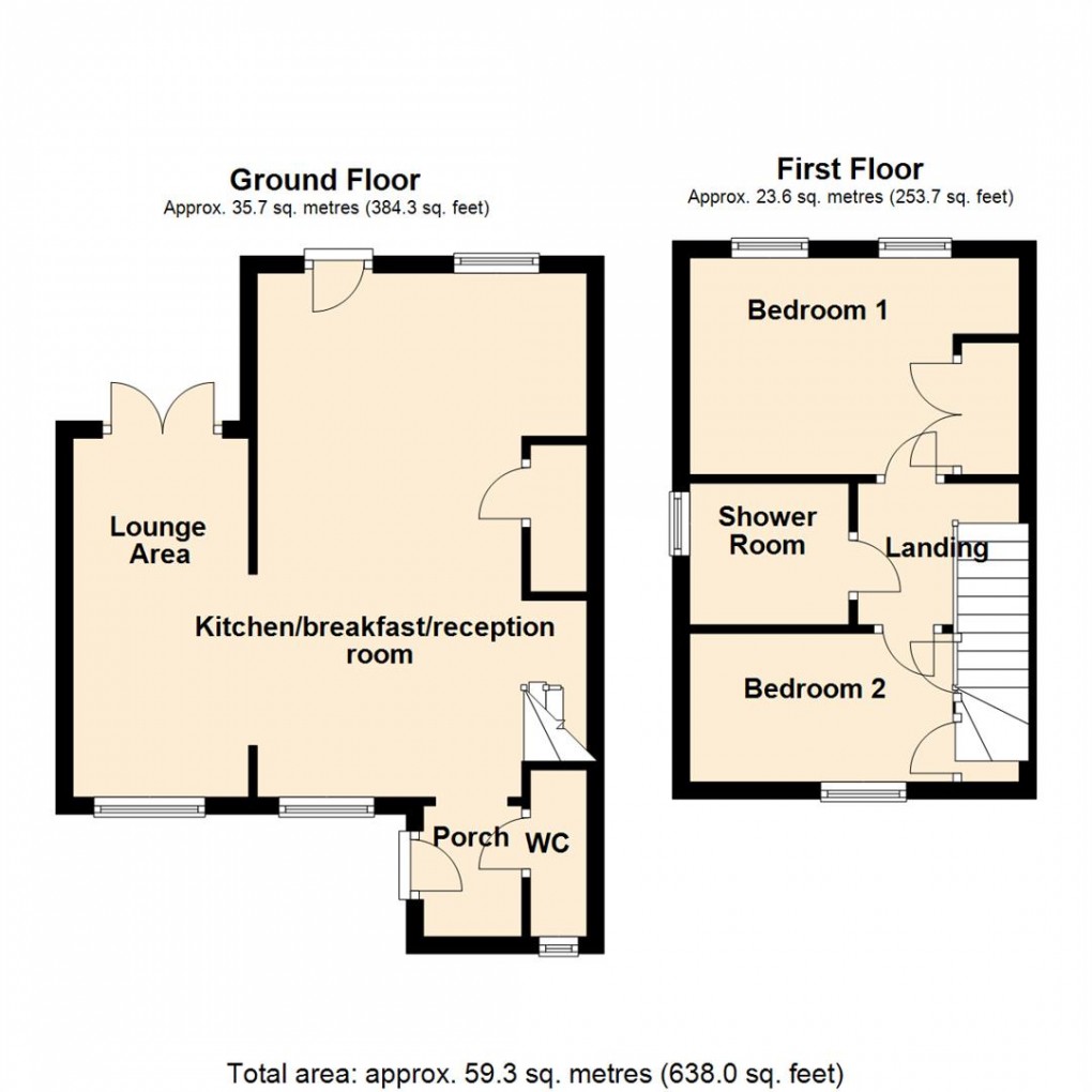 Floorplan for Swithens Mews, Swithens Street, Rothwell, Leeds