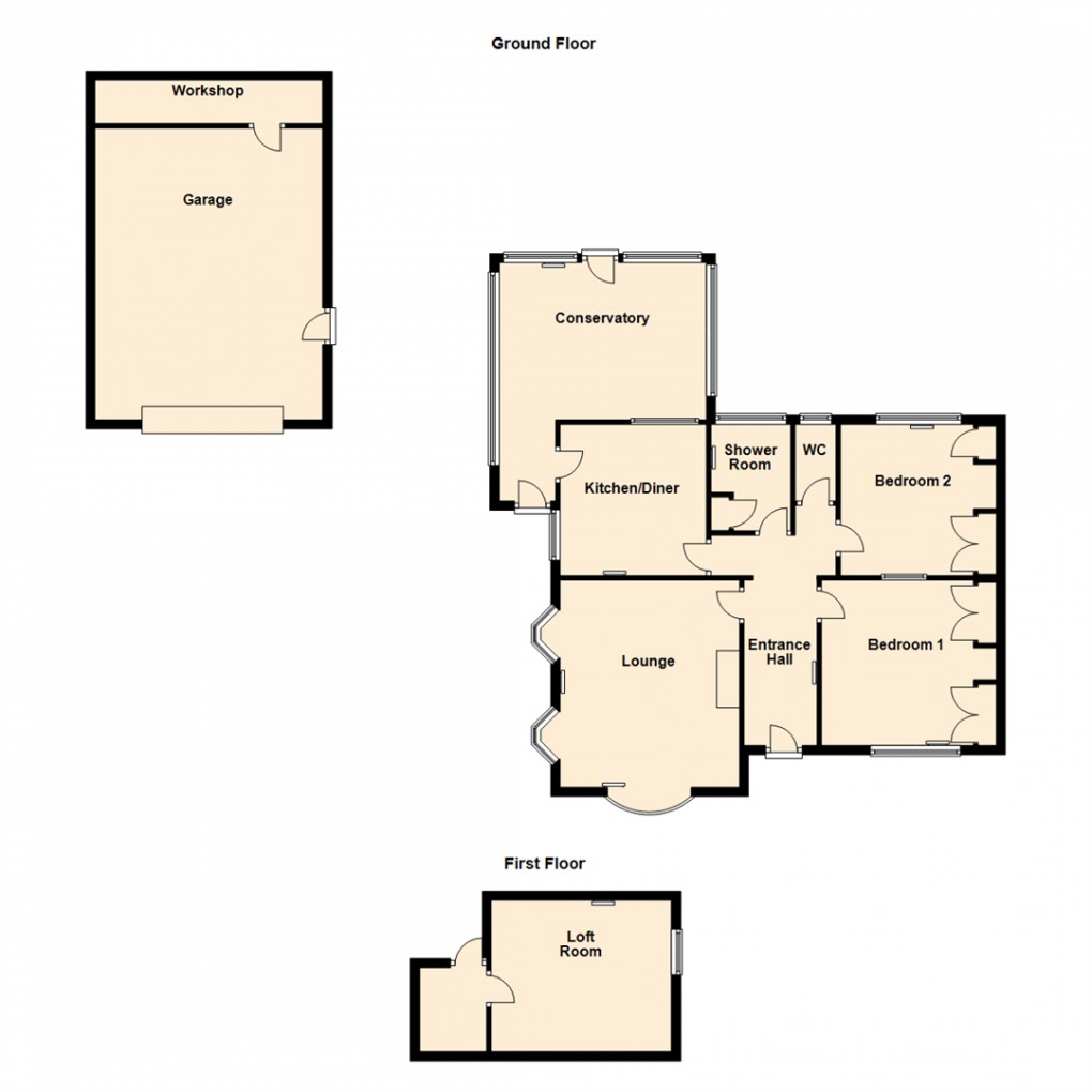 Floorplan for Westbourne Terrace, Garforth, Leeds