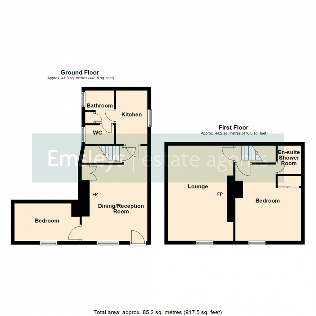 Floorplan for Main Street, Monk Fryston, Leeds