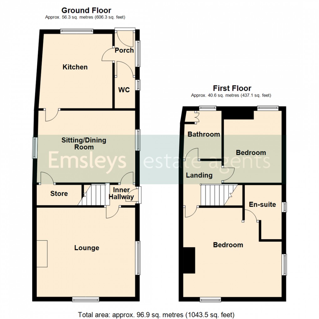 Floorplan for Main Street, Monk Fryston, Leeds