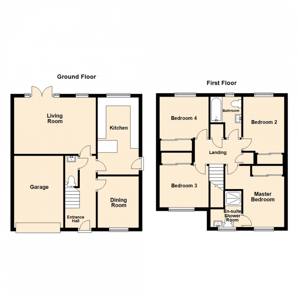 Floorplan for Elm Drive, Leeds