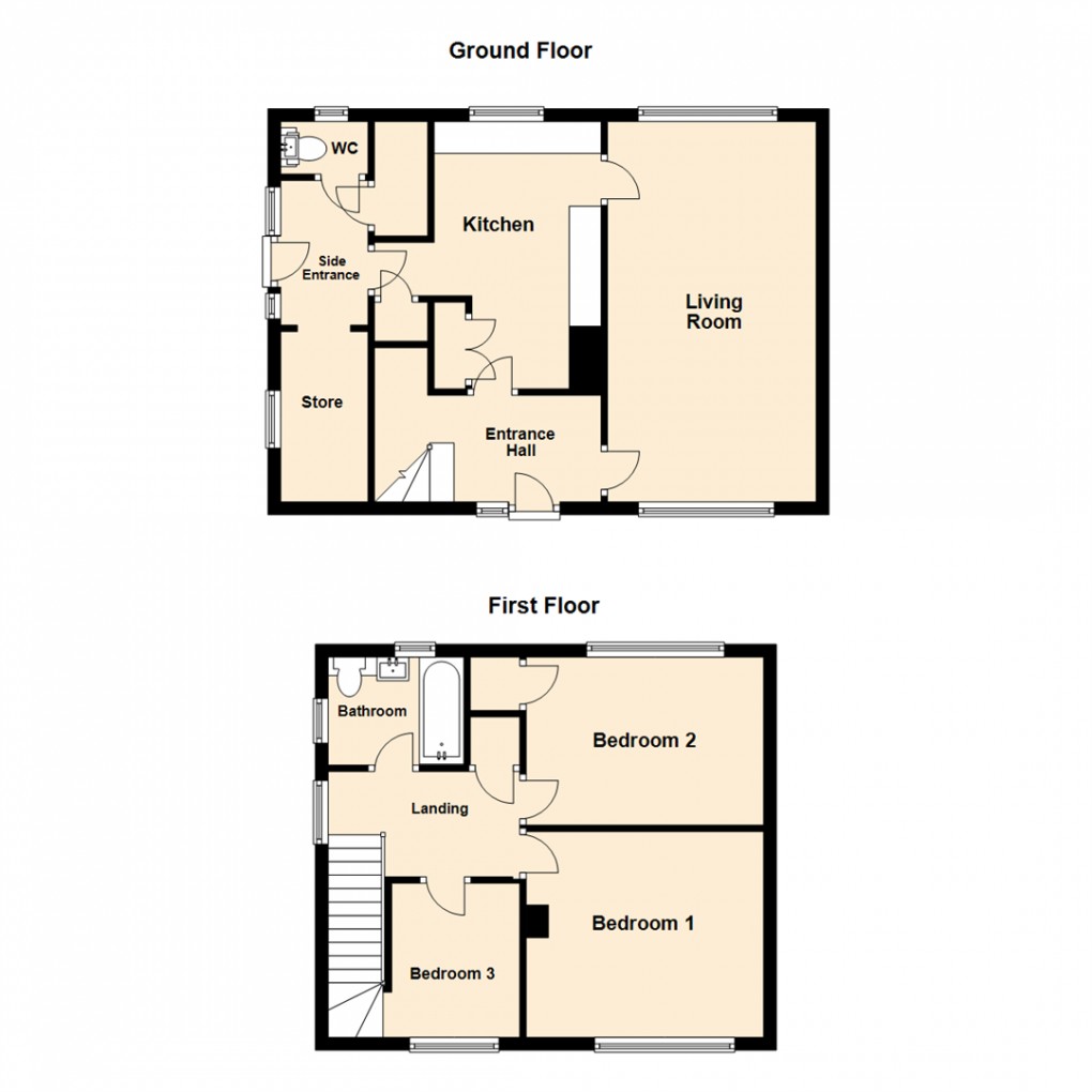 Floorplan for Brooklands Avenue, Leeds