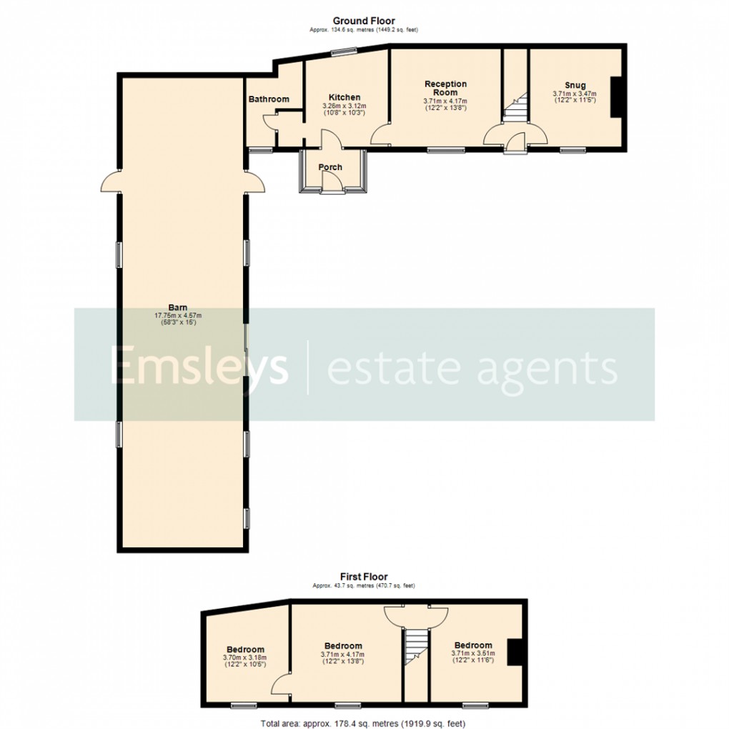 Floorplan for Main Street, Saxton, Tadcaster