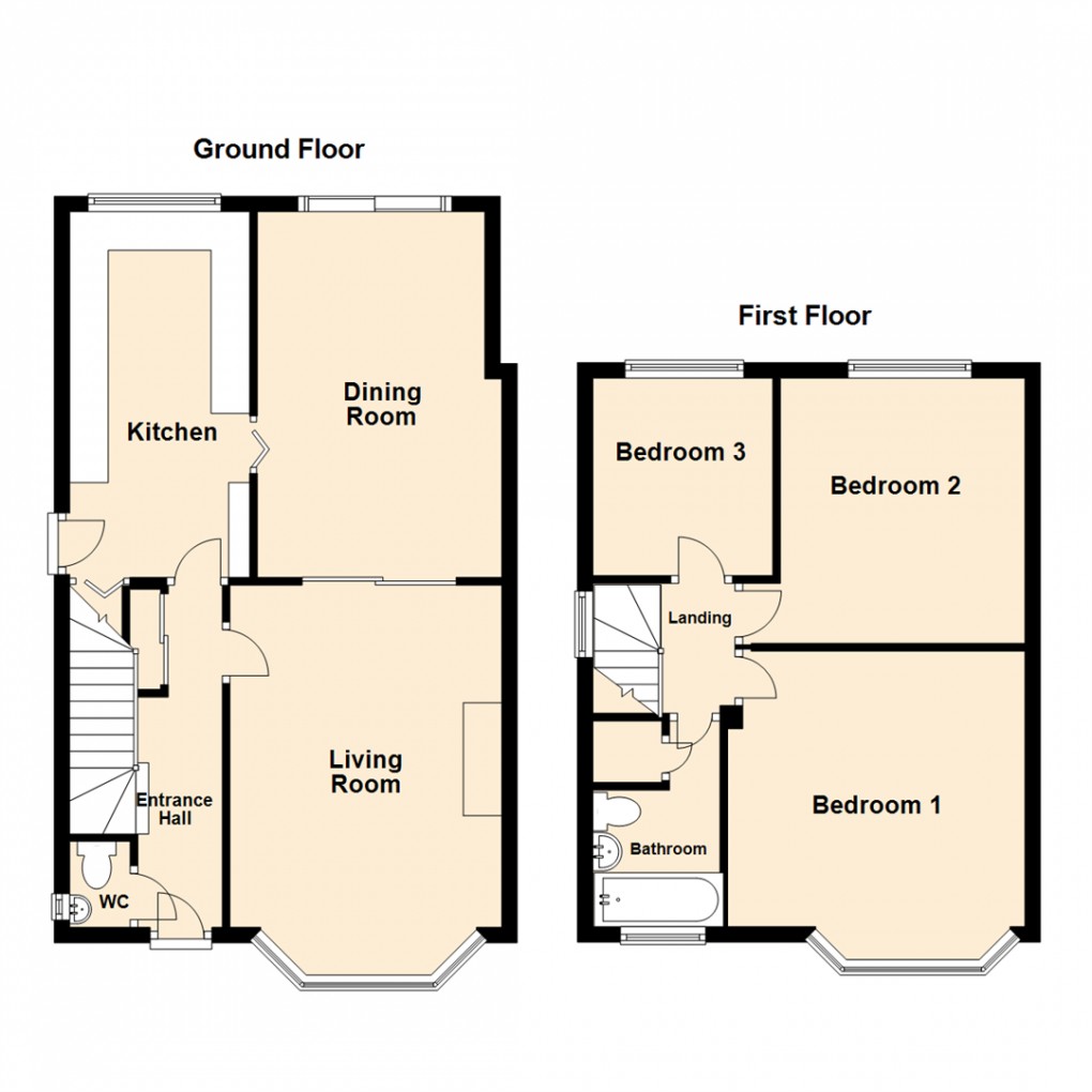 Floorplan for Pendas Way, Leeds